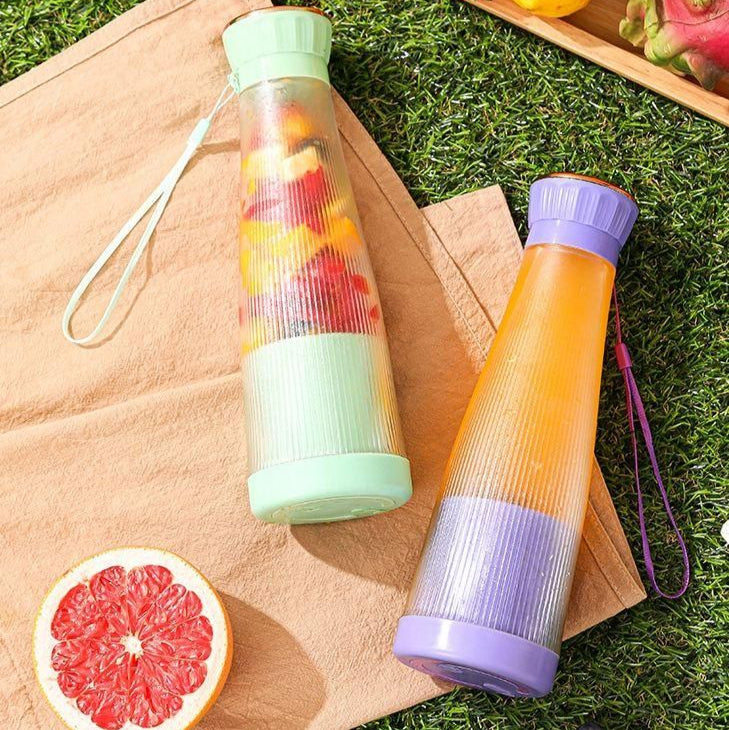 Portable Home Electric 6-Blade Juicer with USB Charging